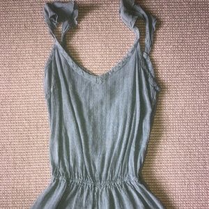 Anthropologie Light Blue Romper